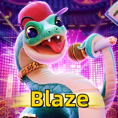 Imagem promocional da Blaze mostrando a plataforma e suas vantagens